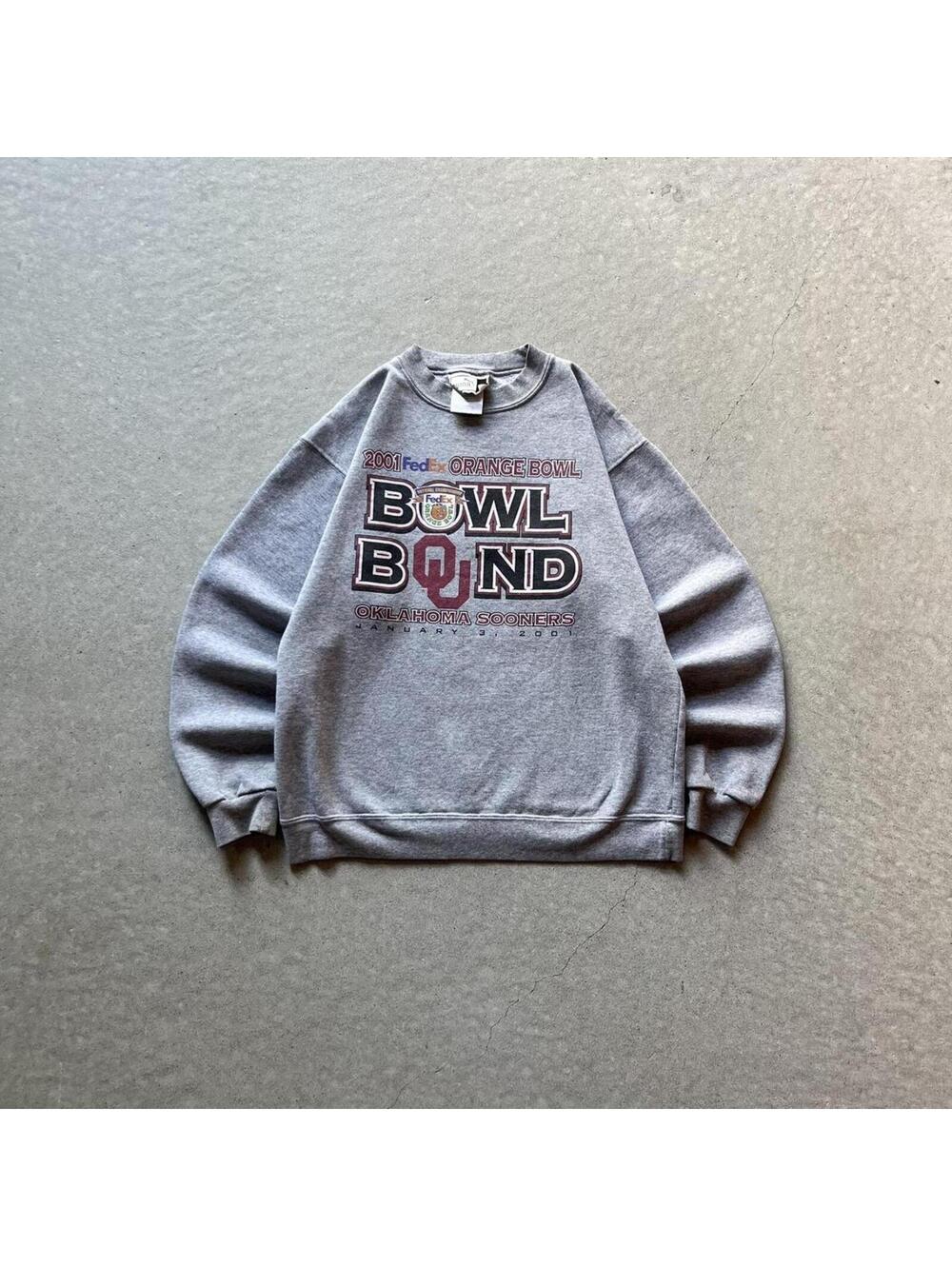 Vintage 2001 Oklahoma Sooners Football Crewneck Sweatshirt